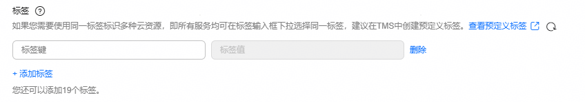 点击放大 华为云弹性服务器-添加标签