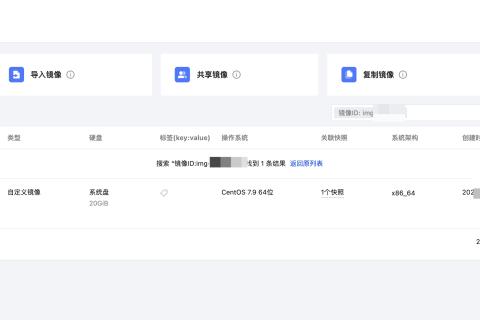 腾讯云国际代理商：腾讯云云服务器-导出镜像